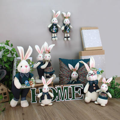Peter Rabbits Have Long Ears Cute And Soft Bunnies Stuffed Animal Easter Decorations Good For Gift To Kids Children